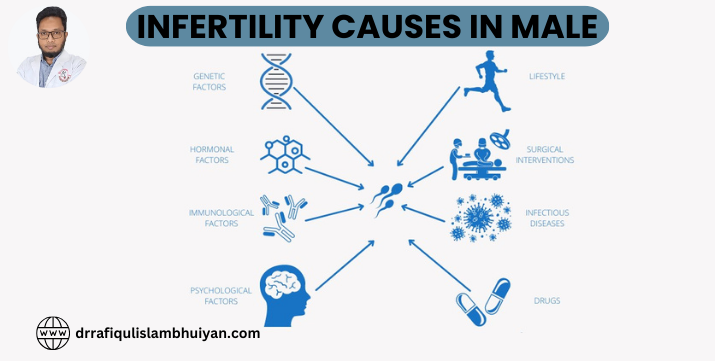 Infertility causes in male